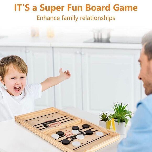NWT! “Foosball Winner”, 2-Player Wooden, Family, Table Foosball Game (6+). - Picture 10 of 11